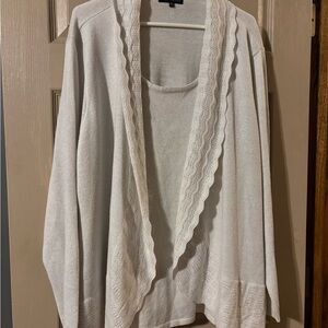 Elegant White Women's Sweater